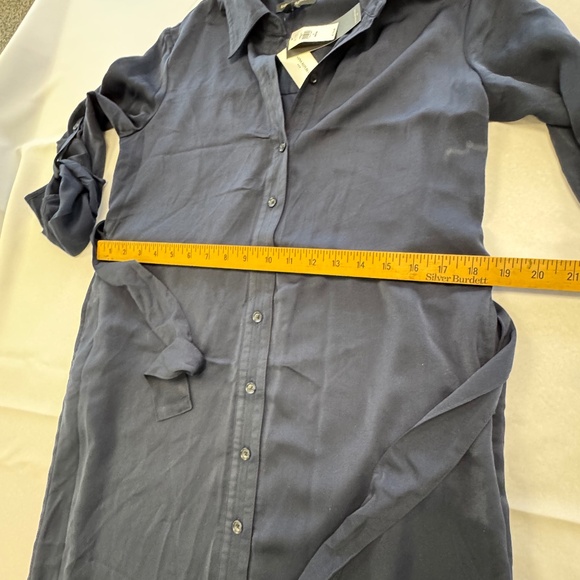 Banana Republic Navy Shirt Dress Size SP - Picture 8 of 10